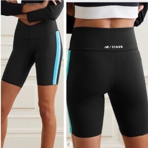 New Balance Staud black biker shirt size small